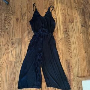 NWT Black Wide Legged Romper